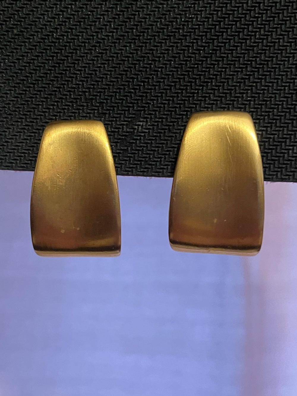 Vintage Anne Klein Gold-Tone Clip-On Earrings
